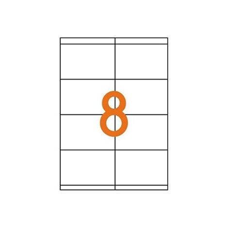 Etikety laser 105x72mm Agipa A4 100 hárkov 