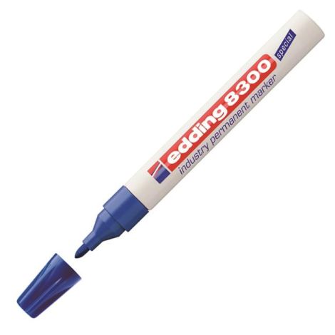 Priemyselný permanentný popisovač edding 8300 modrý 