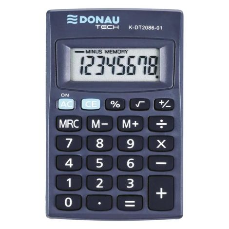 Kalkulačka Donau Tech K-DT2086 čierna 