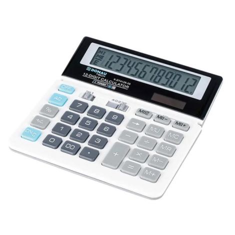 Kalkulačka Donau Tech K-DT4126-09 stolová biela 
