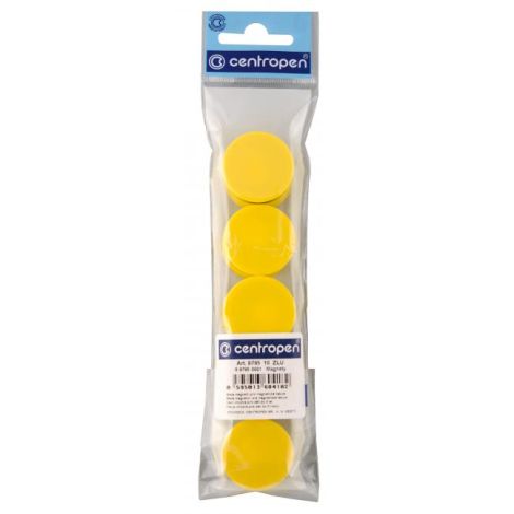 Magnety 30 mm žlté, 10ks 