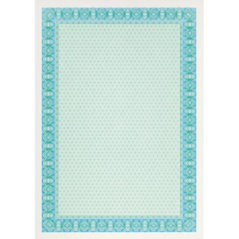 Certifikačný papier APLI, A4, tyrkysový, 115g, 25 hárkov