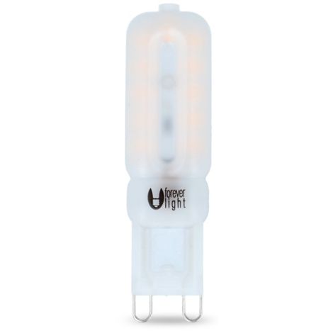 LED žiarovka G9, 5W, 230V, biela studená mliečna