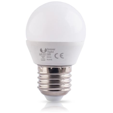 LED žiarovka E27, 7W, 230V, 3000K, biela teplá