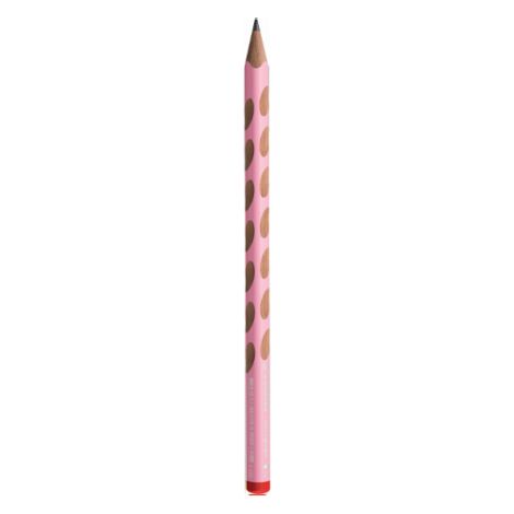 Ceruzka grafitová STABILO EASYgraph pre pravákov, pastelovo ružová