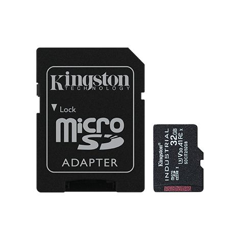 Kingston Industrial/micro SDHC/32GB/100MBps/UHS-I U3/Class 10/+ Adaptér SDCIT2/32GB
