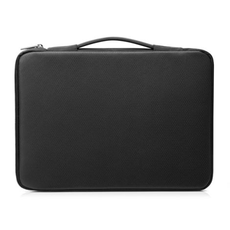 Púzdro na notebook 15,6", HP Carry, čierne z vode odolného materiálu, s koženou rukoväťou, HP
