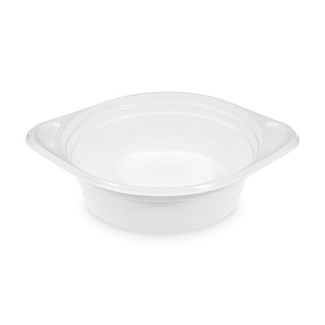 Miska (PP) s uškami biela Ø156mm 500ml [10 ks]