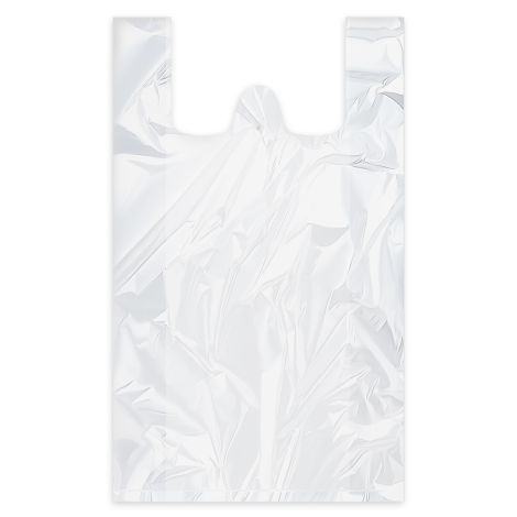 Taška (HDPE) extra-silná biela 40+20 x 60 cm `18kg` [50 ks]