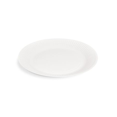 Papierový tanier (FSC Mix) biely Ø18cm [100 ks]
