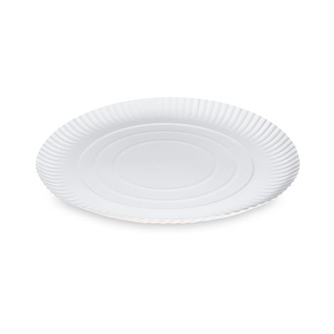 Papierový tanier (PAP-Recy) hlboký biely Ø29cm [50 ks]