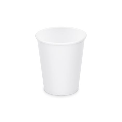 Papierový pohár (FSC Mix/PE) biely Ø80mm 280ml `0,2L/8oz/M` [50 ks]