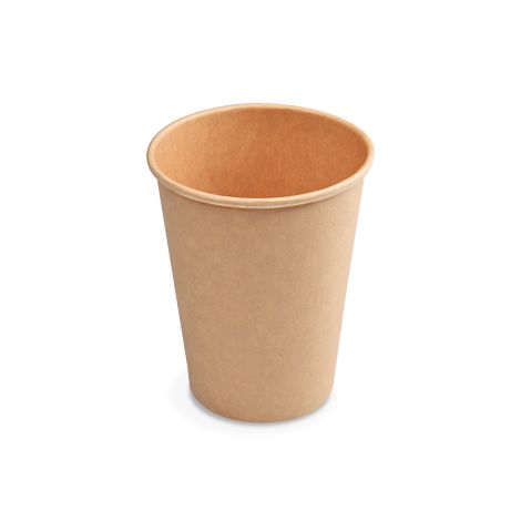 Papierový pohár (FSC Mix/PE) kraft Ø90mm 420ml `0,3L/12oz/L` [50 ks]