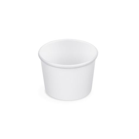Papierová miska (PAP/PE) biela Ø90mm 250ml [50 ks]