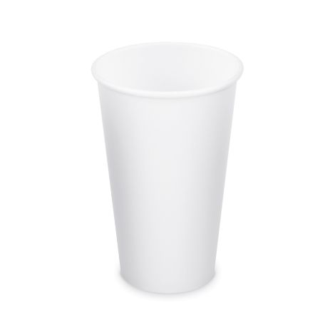 Papierový pohár (PAP/PE) biely Ø90mm 510ml `0,4L/16oz/XL` [10 ks]