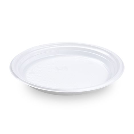 Tanier (PP) Reware Dinner ECONOMY opakovane použiteľný biely Ø22cm [100 ks]