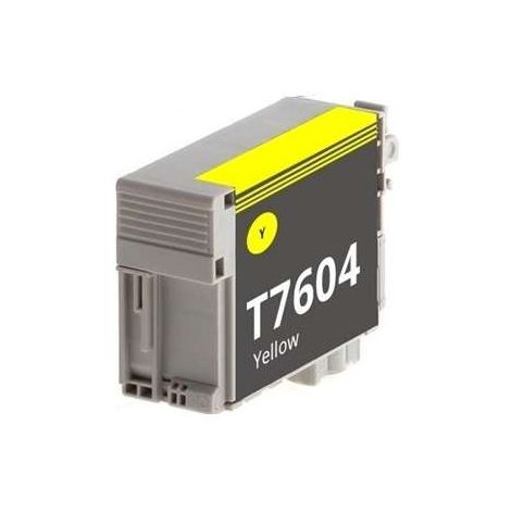 Cartridge Epson T7604, žltá (yellow), alternatívny