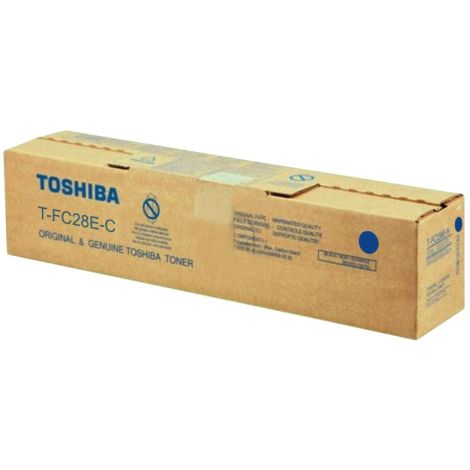 Toner Toshiba T-FC28E-C, azúrová (cyan), originál