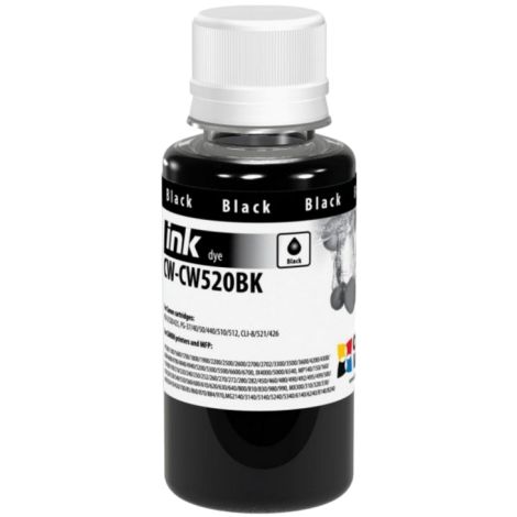 Atrament pre kazetu Canon CLI-521BK, dye, čierna (black)
