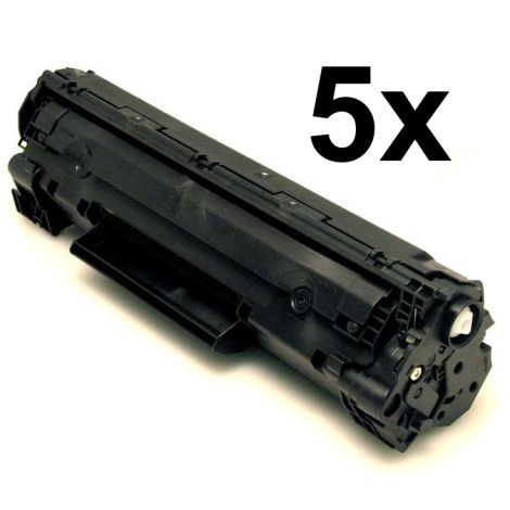 Toner Canon 725, CRG-725, päťbalenie, čierna (black), alternatívny