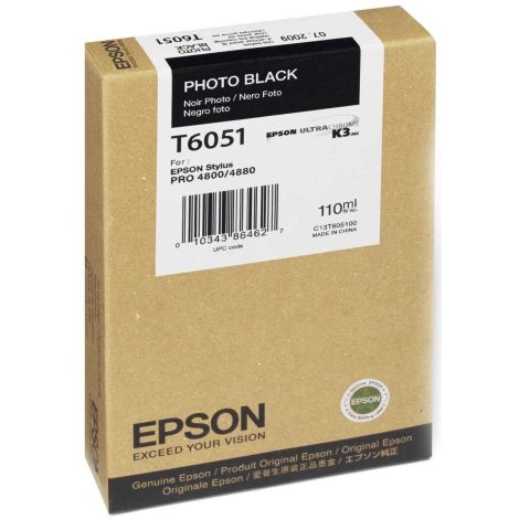Cartridge Epson T6051, foto čierna (photo black), originál