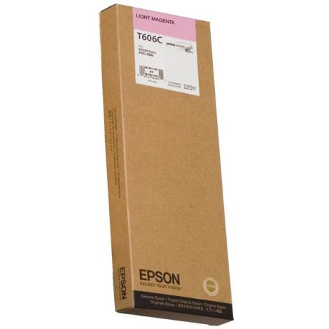 Cartridge Epson T606C, svetlá purpurová (light magenta), originál