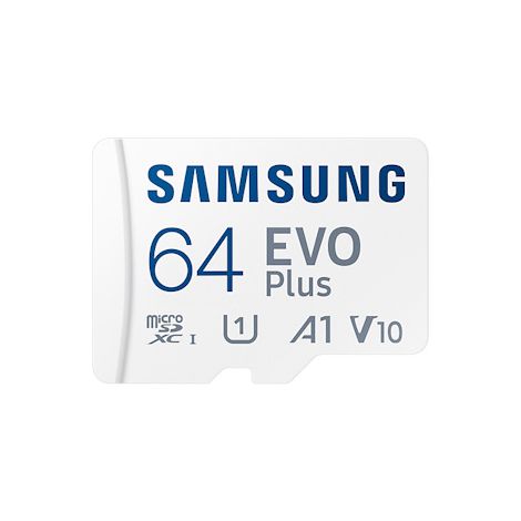 Samsung EVO Plus/micro SDXC/64GB/130MBps/UHS-I U1/Class 10/+ Adaptér MB-MC64KA/EU