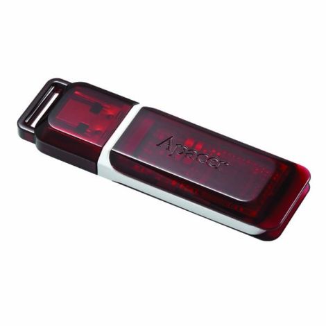 Apacer USB flash disk, 2.0, 8GB, AH321, červený, AP8GAH321R-1, s krytkou