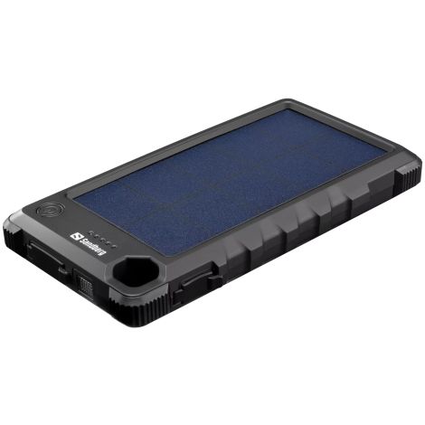 Sandberg Outdoor Solar Powerbank 10000 mAh, solárna nabíjačka, čierna 420-53