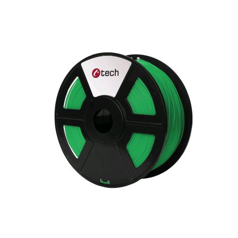 ABS GREEN zelená C-TECH, 1,75 mm, 1kg 3DF-ABS1.75-G