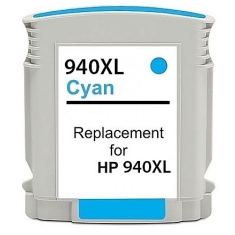 Cartridge HP 940 XL (C4907AE), azúrová (cyan), alternatívny