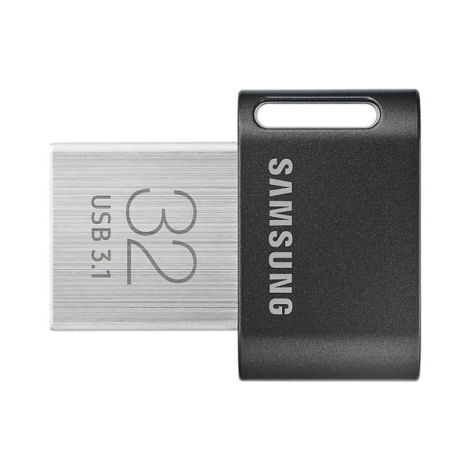 Samsung USB flash disk, USB 3.0 (3.2 Gen 1), 32GB, FIT Plus, čierny, MUF-32AB/EU, USB A, s pútkom