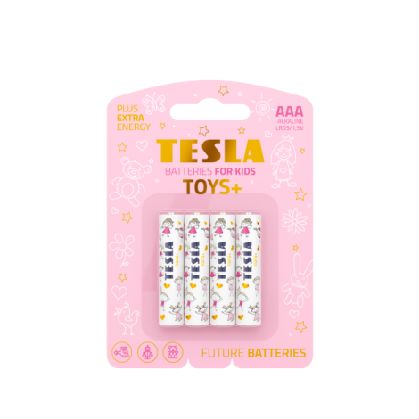TESLA - batéria AAA TOYS GIRL, 4ks, LR03 11030421
