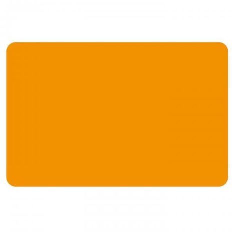 Podložka pod myš, Protišmyková, oranžová, 23x15cm, Logo, ultra tenká