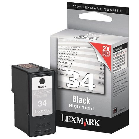 Cartridge Lexmark 18C0034E no. 34, čierna (black), originál
