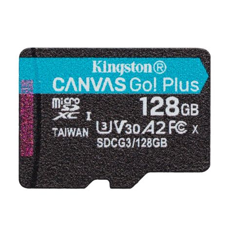 Kingston Canvas Go Plus A2/micro SDXC/64GB/170MBps/UHS-I U3 / Class 10 SDCG3/64GBSP