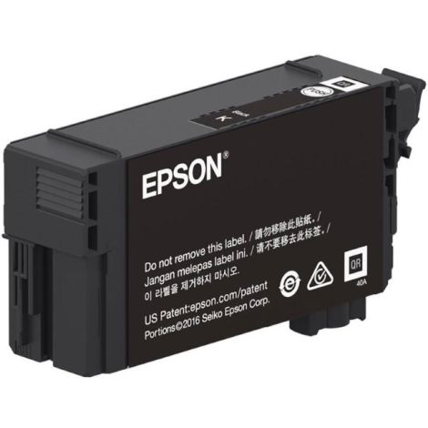 Cartridge Epson T40C140, C13T40C140, čierna (black), originál
