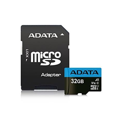 Adata/micro SDHC/32GB/100MBps/UHS-I U1 / Class 10/+ Adaptér AUSDH32GUICL10A1-RA1