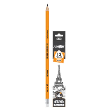 Ceruzka grafitová/šesťhranná s gumou č. 2/HB