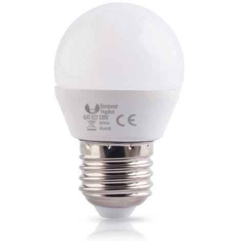 LED žiarovka E27, 7W, 230V, 4500K, biela neutrálna