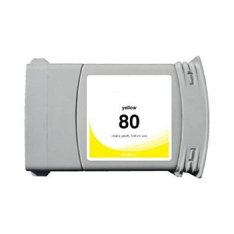 Cartridge HP 80 XL (C4848A), žltá (yellow), alternatívny