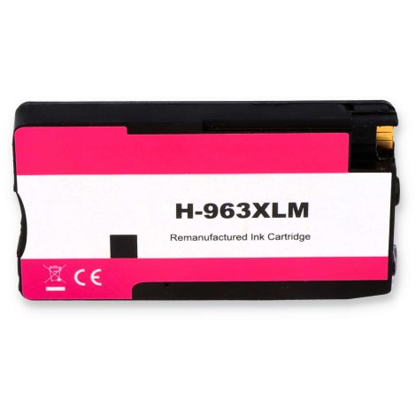 Cartridge HP 963 XL, 3JA28AE, purpurová (magenta), alternatívny