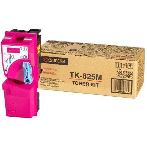 Toner Kyocera TK-825M, purpurová (magenta), originál