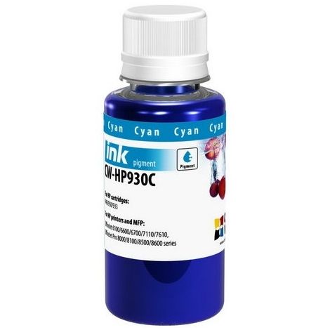 Atrament pre kazetu HP 951 XL C (CN046AE), pigment, azúrová (cyan)