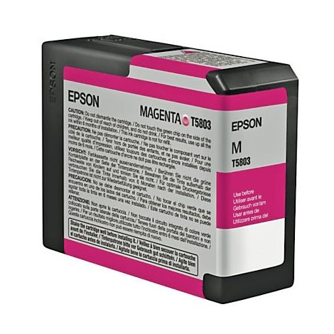 Cartridge Epson T5803, purpurová (magenta), originál