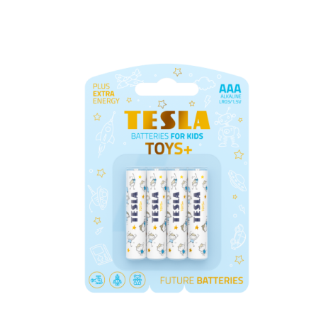 TESLA - batéria AAA TOYS BOY, 4ks, LR03 11030420