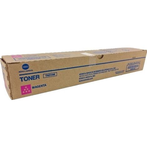 Toner Konica Minolta TN514M, A9E8350, purpurová (magenta), originál