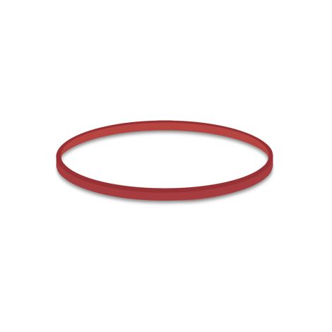Gumičky červené slabé (1 mm, O 6 cm) [50 g]