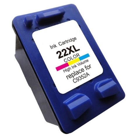 Cartridge HP 22 XL (C9352CE), farebná (tricolor), alternatívny