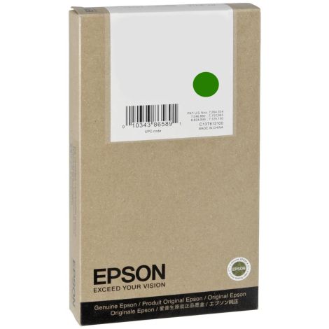 Cartridge Epson T636B, zelená (green), originál